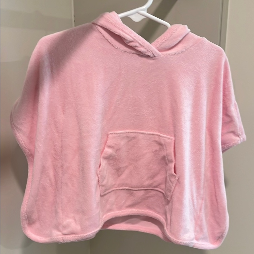 Pink baby swim coverup